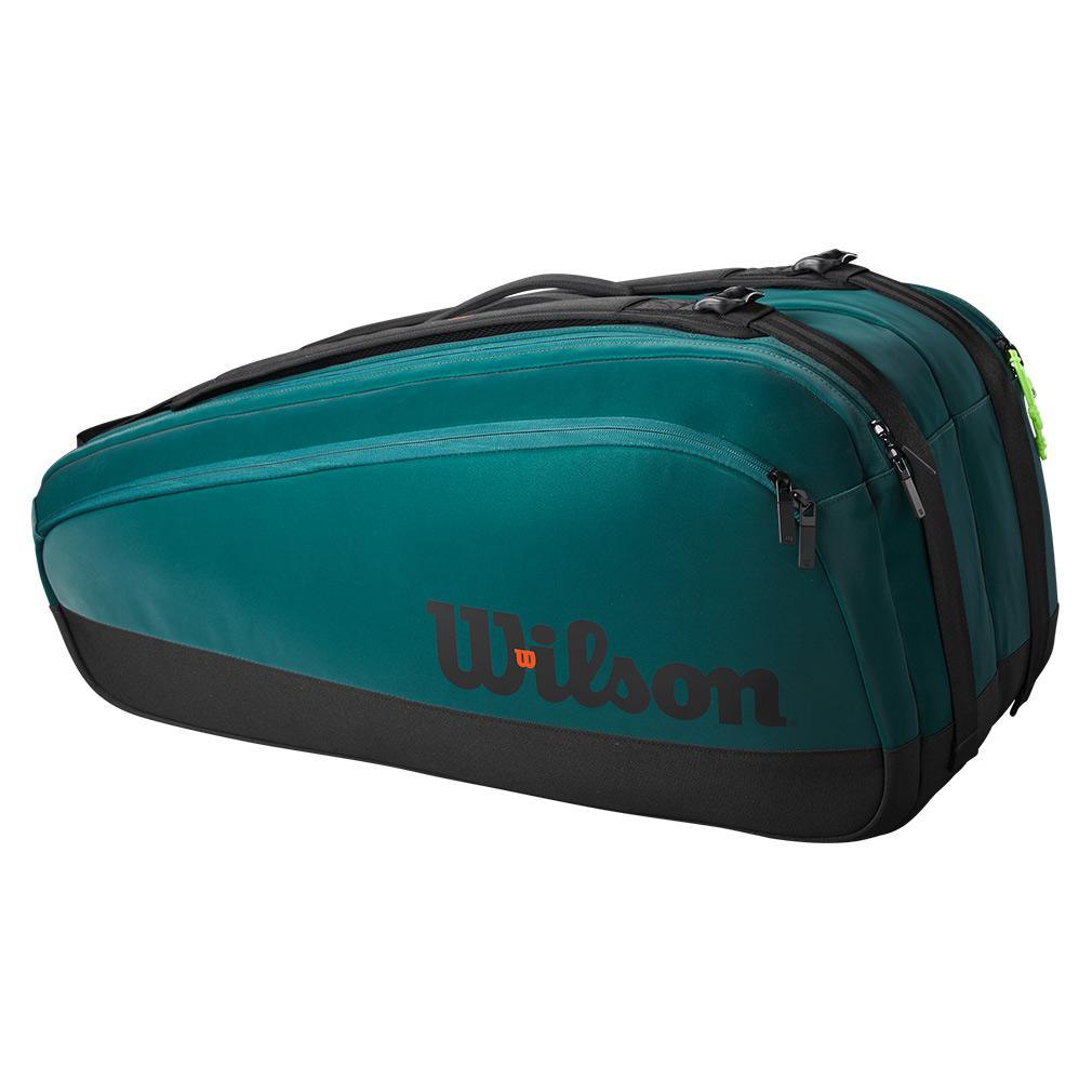 Blade Super Tour 9 pack V9 Tennis Bag Green Wilson