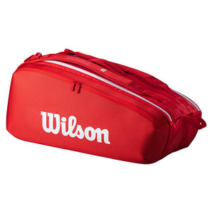 Super Tour 2025 9 Pack Tennis Bag Red Bags Wilson