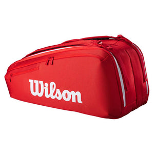 Super Tour 2025 9 Pack Tennis Bag Red Bags Wilson