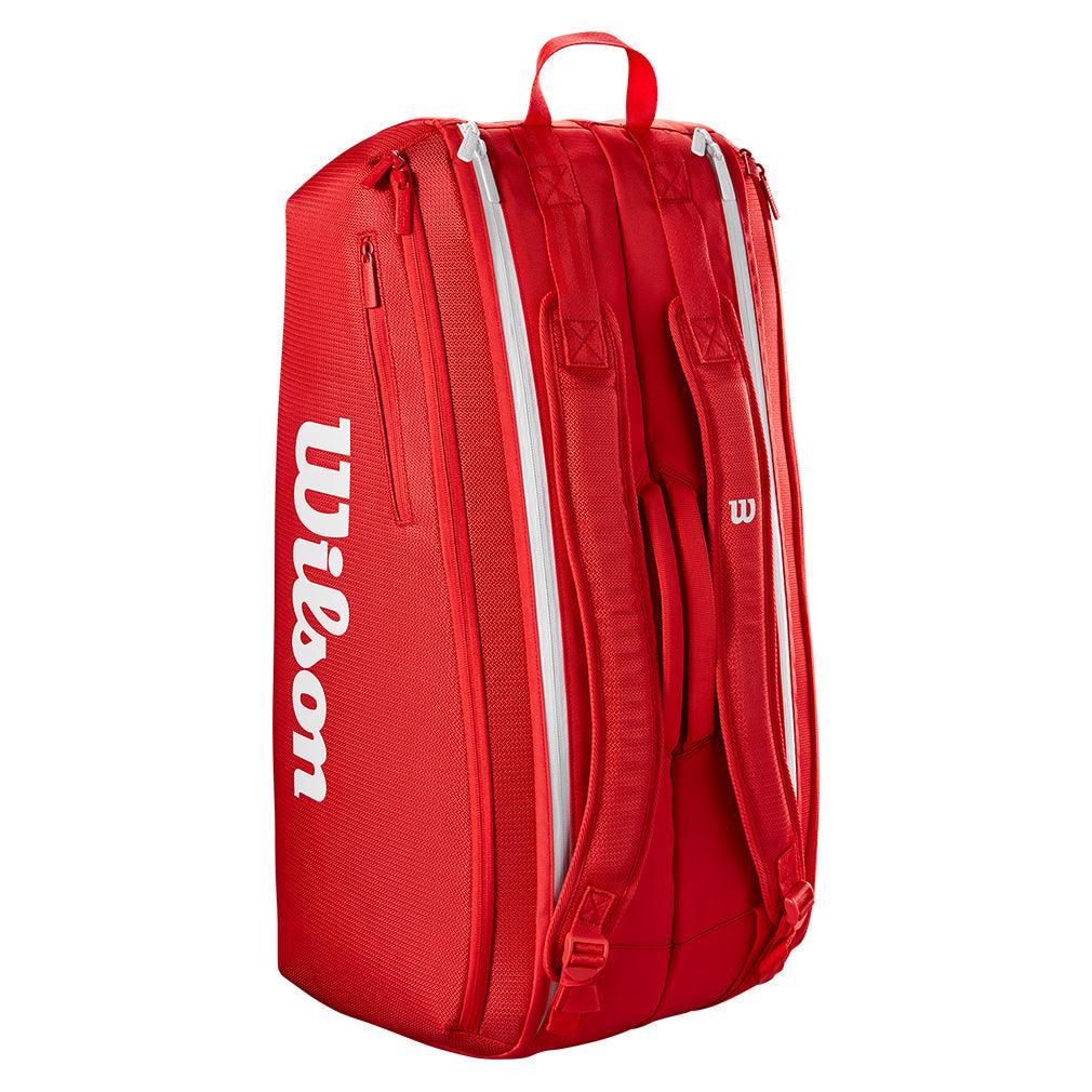 Super Tour 2025 9 Pack Tennis Bag Red Bags Wilson