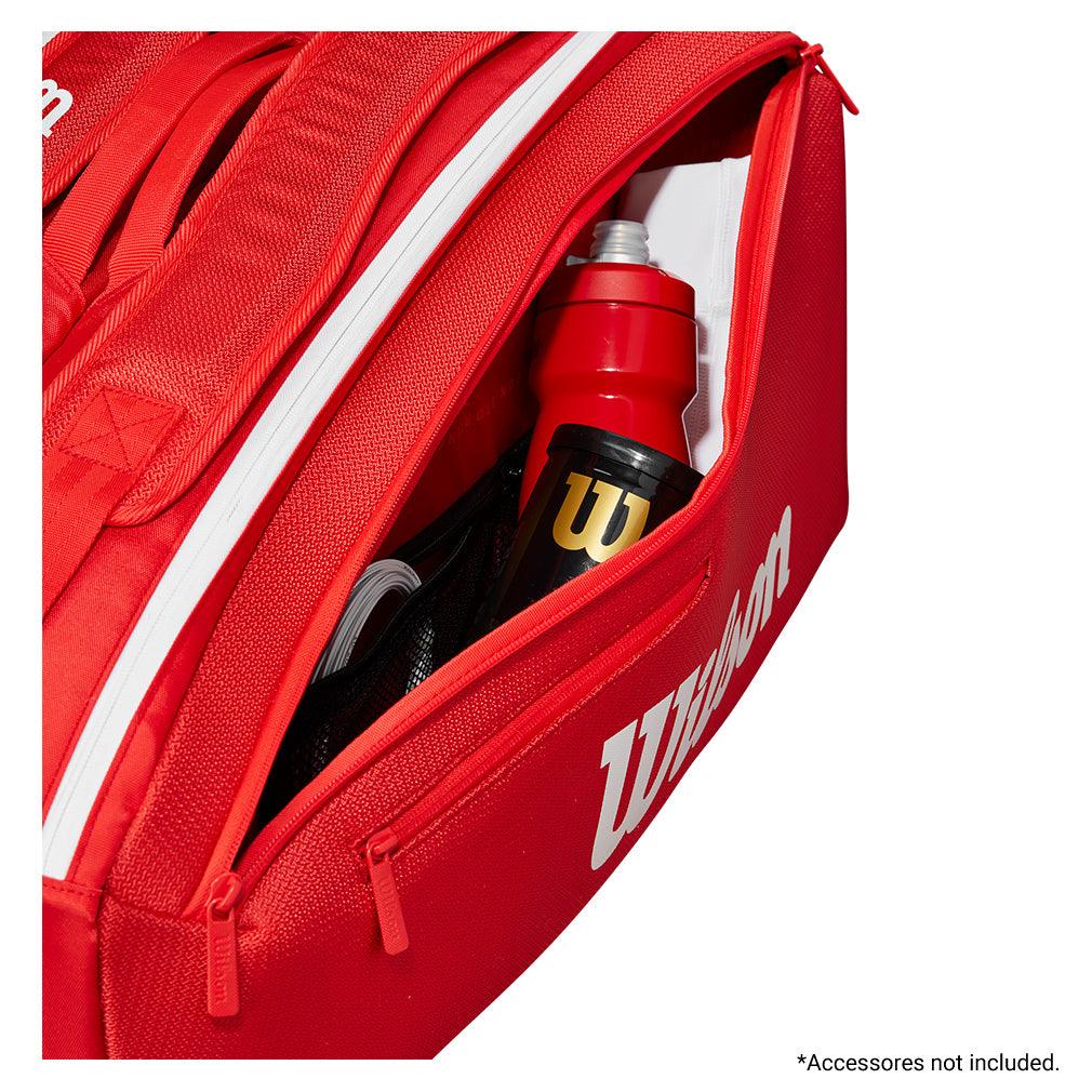 Super Tour 2025 9 Pack Tennis Bag Red Bags Wilson