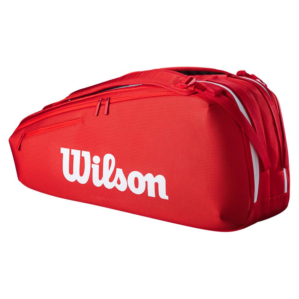 Super Tour 2025 6 Pack Tennis Bag Red Bags Wilson