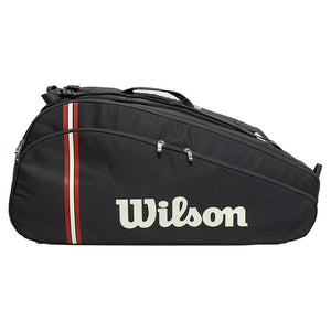 Tour 12 Pack Tennis Racquet Bag Black Bags Wilson