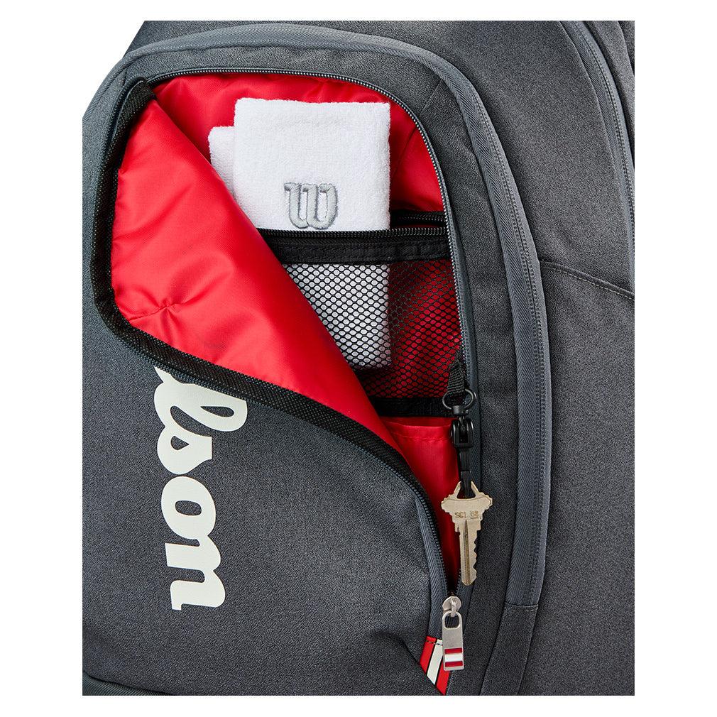 Tour Tennis Backpack Black Bags Wilson