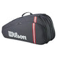 Tour 6 Pack Tennis Racquet Bag Black Bags Wilson
