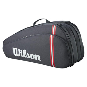 Tour 6 Pack Tennis Racquet Bag Black Bags Wilson