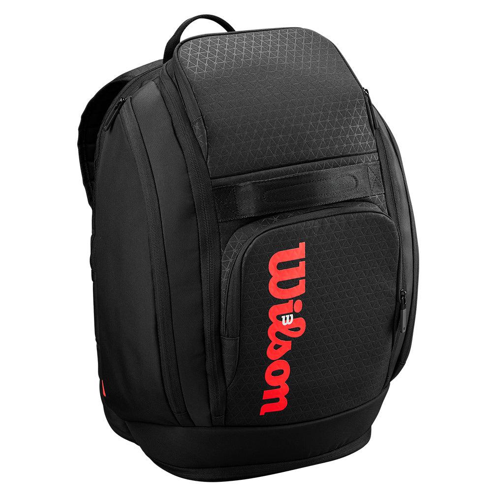 Clash V3 Tennis Backpack Black and Infrared Bags Wilson