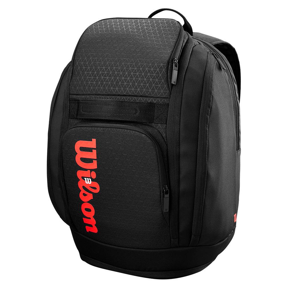 Clash V3 Tennis Backpack Black and Infrared Bags Wilson
