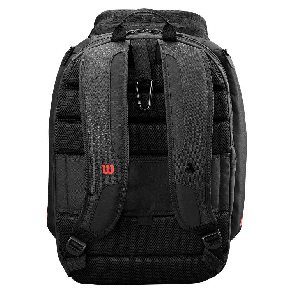 Clash V3 Tennis Backpack Black and Infrared Bags Wilson
