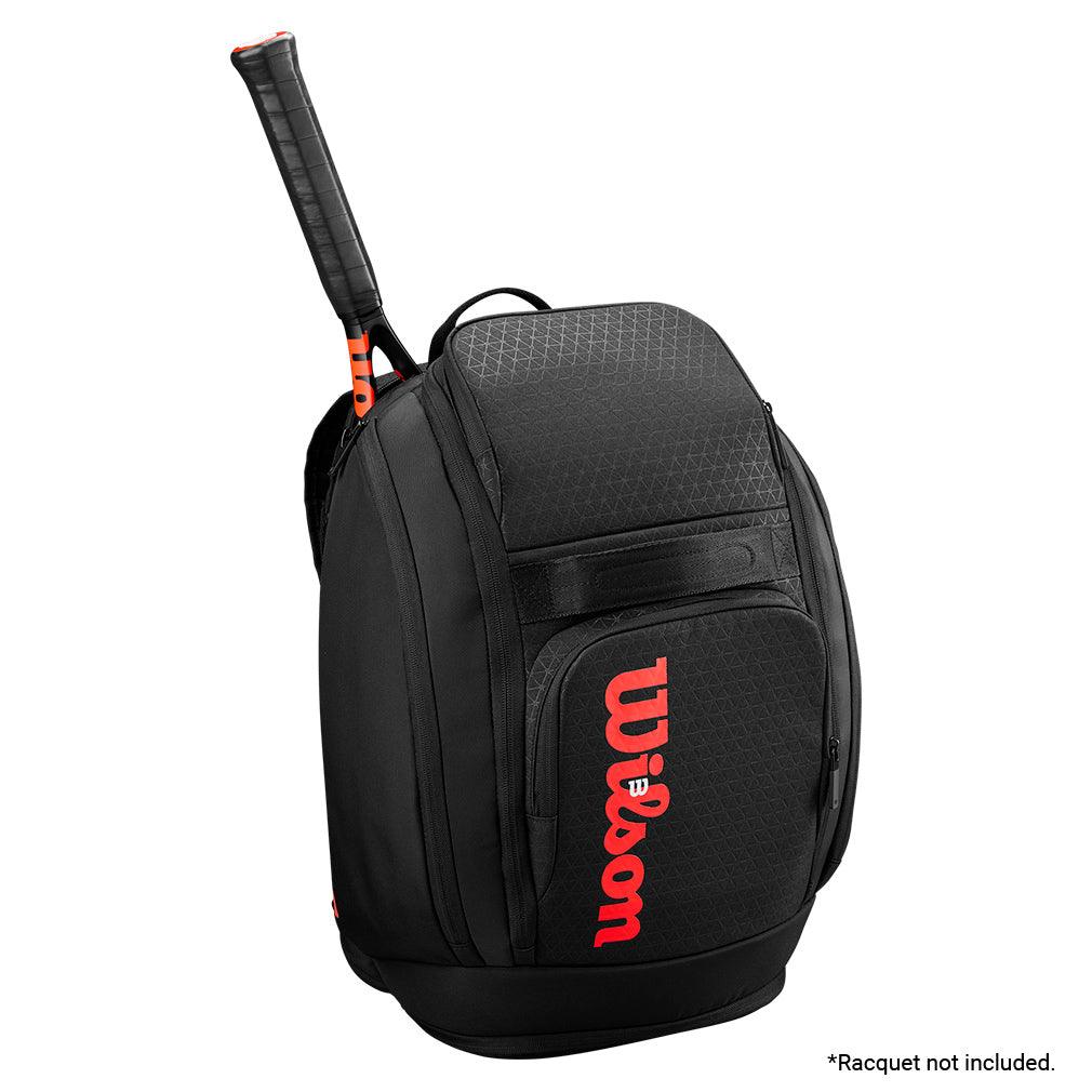Clash V3 Tennis Backpack Black and Infrared Bags Wilson