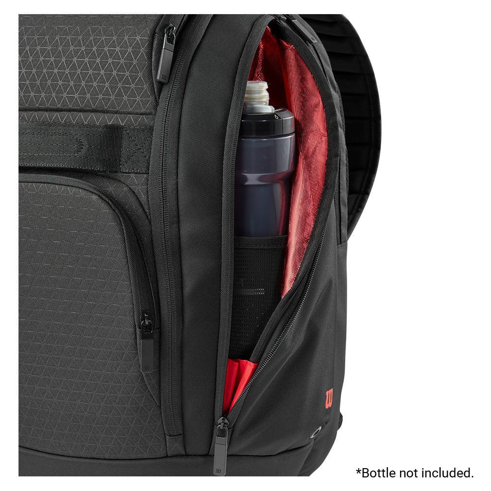 Clash V3 Tennis Backpack Black and Infrared Bags Wilson