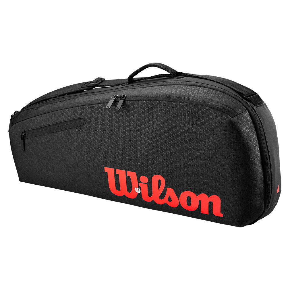 Clash V3 3 Pack Tennis Racquet Bag Black and Infrared Bags Wilson