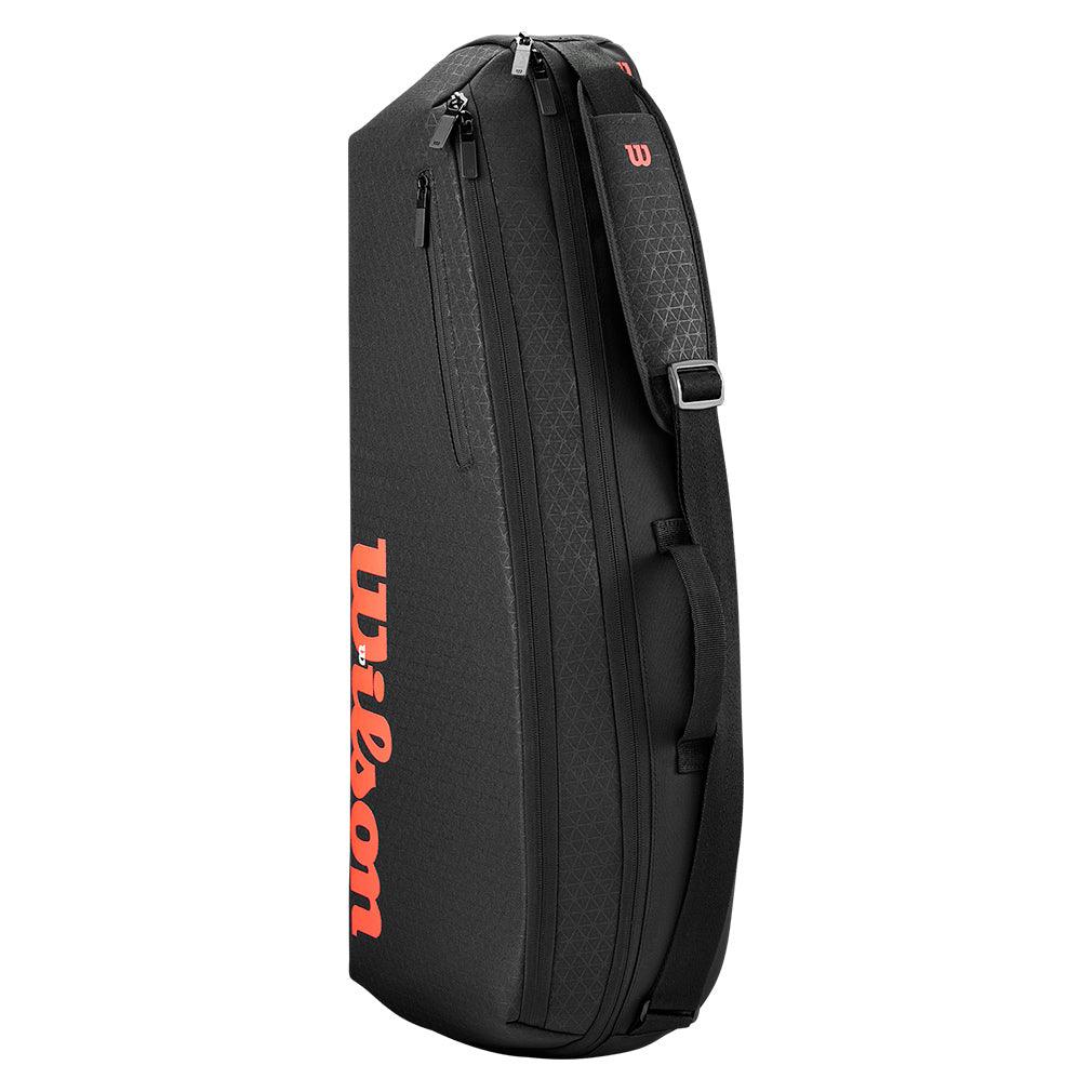 Clash V3 3 Pack Tennis Racquet Bag Black and Infrared Bags Wilson