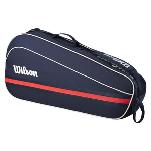 3 Pack Team Tennis Racquet Bag Navy Bags Wilson