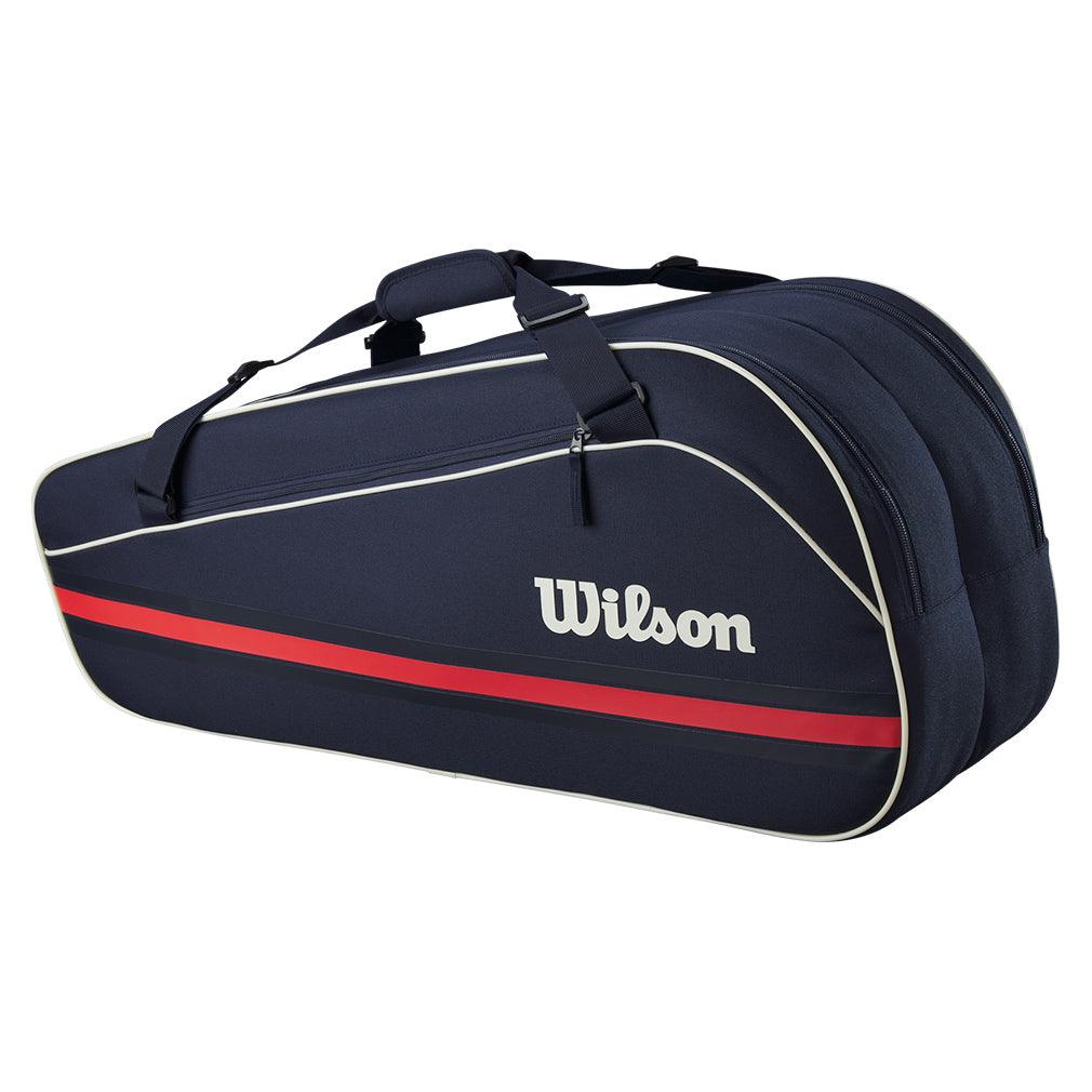 6 Pack Team Tennis Racquet Bag Navy Bags Wilson