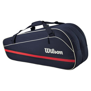6 Pack Team Tennis Racquet Bag Navy Bags Wilson