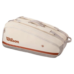 RG 2025 Super Tour 9 Pack Tennis Bag Cream and Clay Bags Wilson