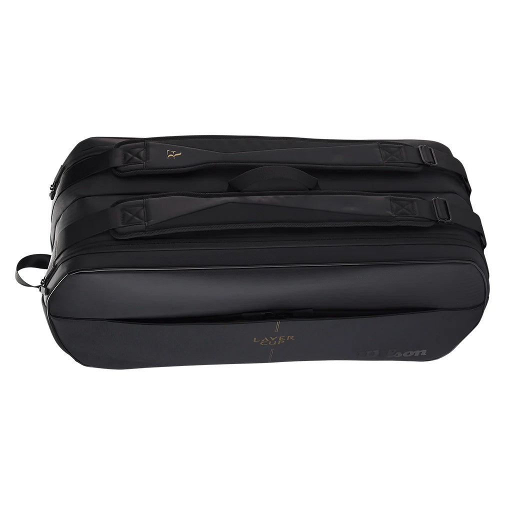 Laver Cup 2025 RF Tournament 9 Pack Tennis Racquet Bag Black Bags Wilson