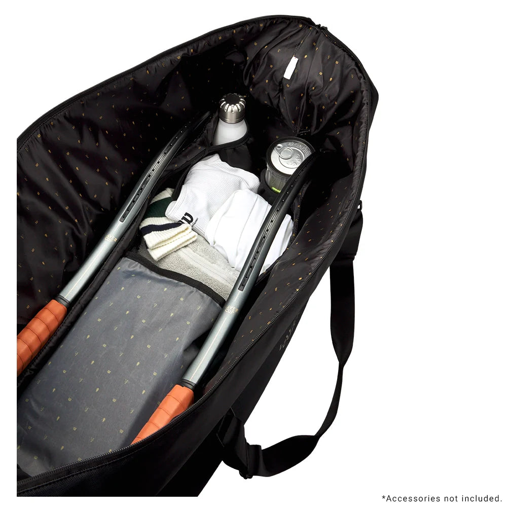 Laver Cup 2025 RF Practice 6 Pack Tennis Duffel Bag Black Bags Wilson