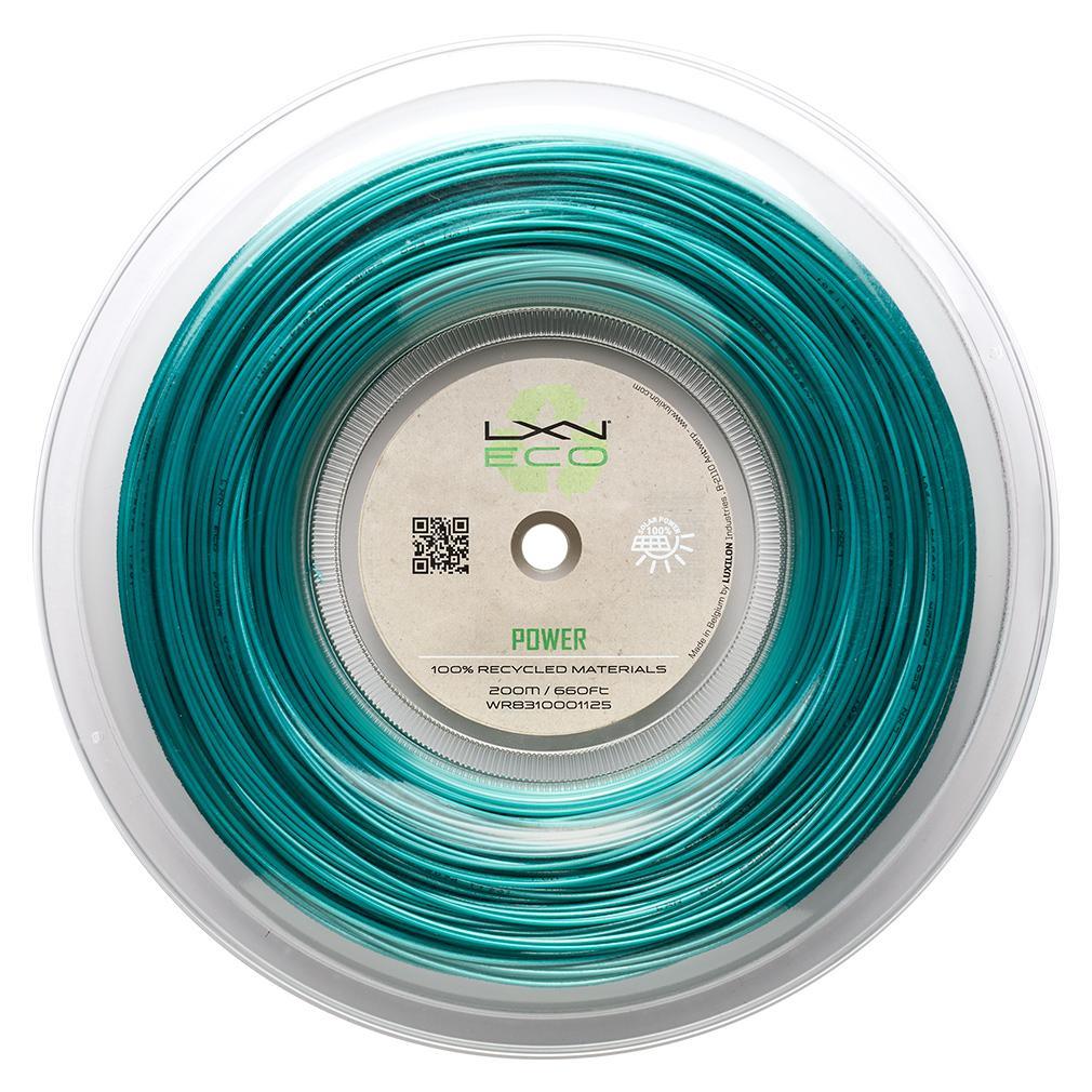 Eco Power 125 Tennis String Reel Teal Strings Luxilon