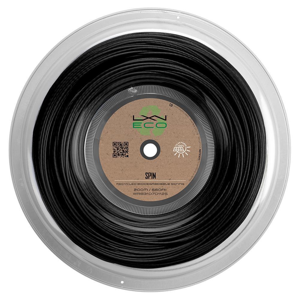 ECO Spin 125 Tennis Reel Black Strings Luxilon