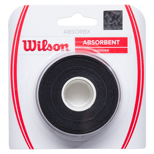ABSORBx Tennis Overgrip 3 Pack Black Accessories Wilson
