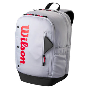 Pickleball Backpack Gray and Red Bags Wilson