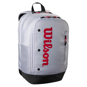 Pickleball Backpack Gray and Red Bags Wilson