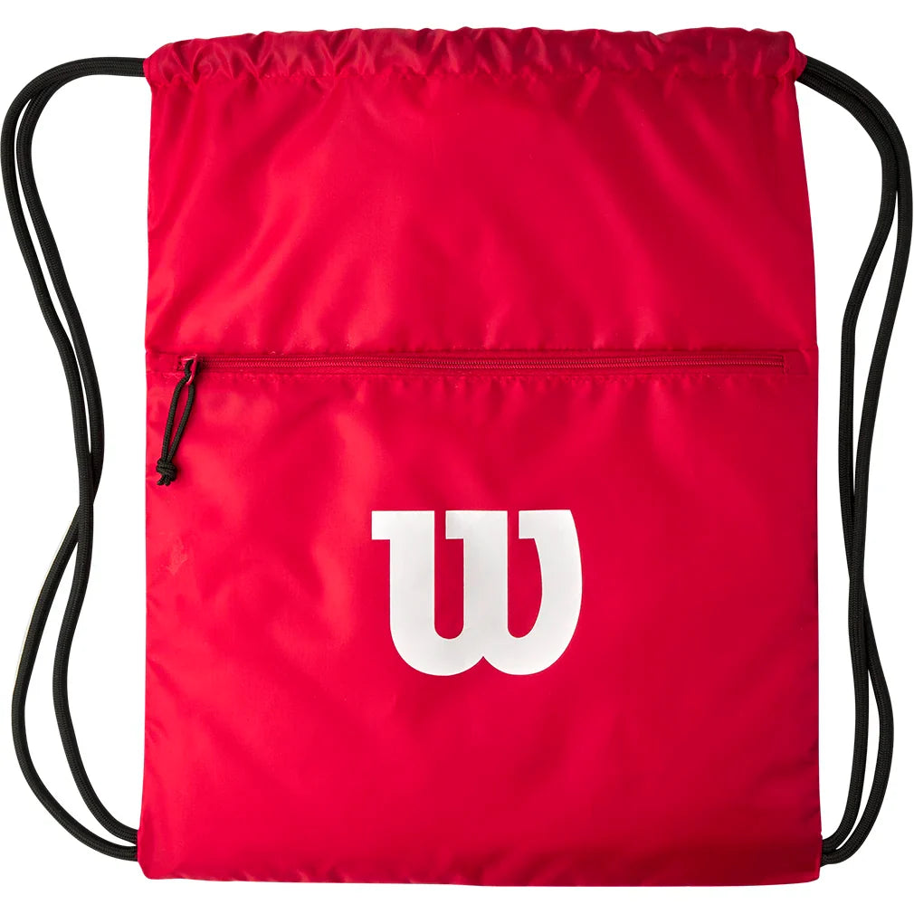 Pickleball Draw String Bag Red Bags Wilson