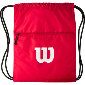 Pickleball Draw String Bag Red Bags Wilson