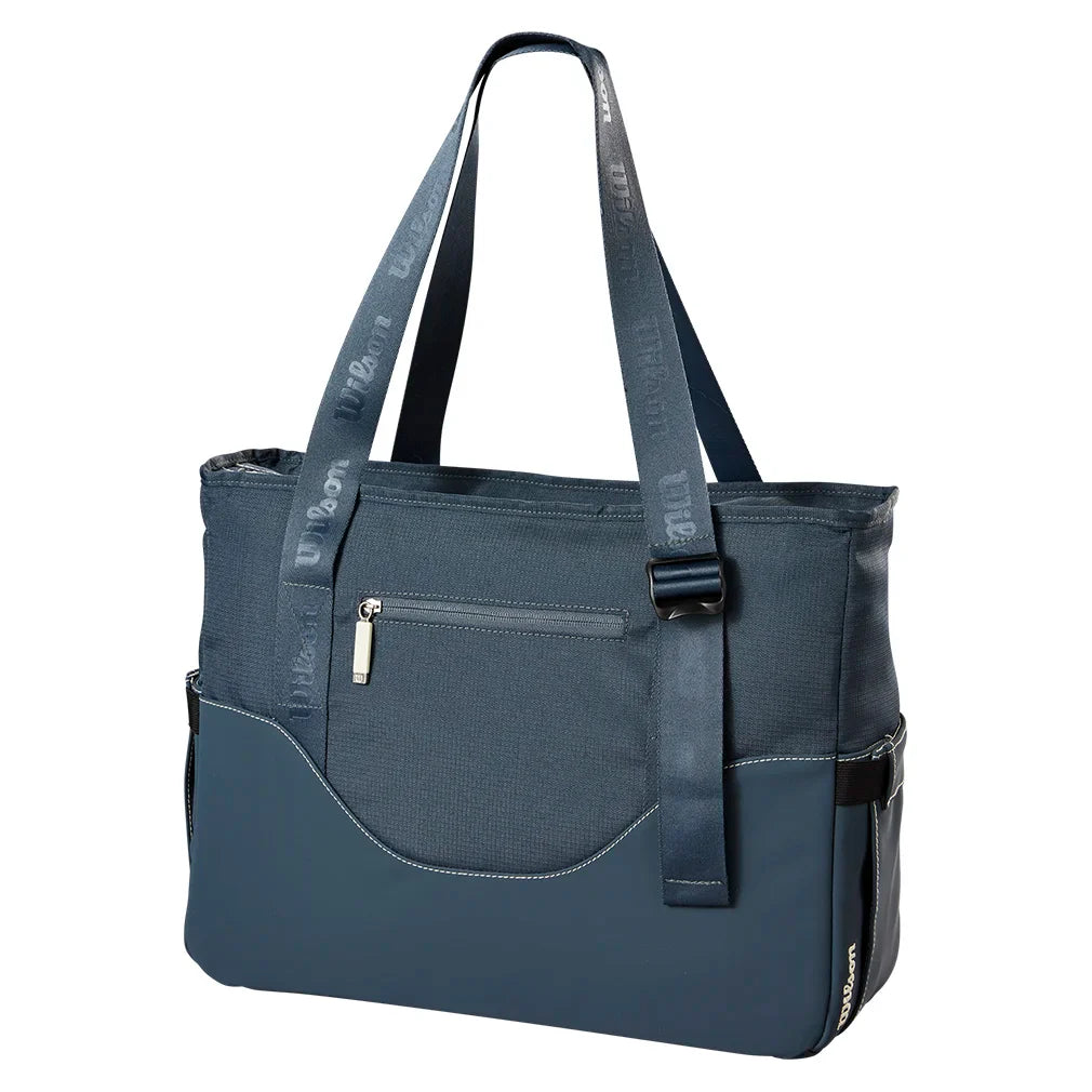 Pickleball Lifestyle Tote Bag Grey and White Bags Wilson