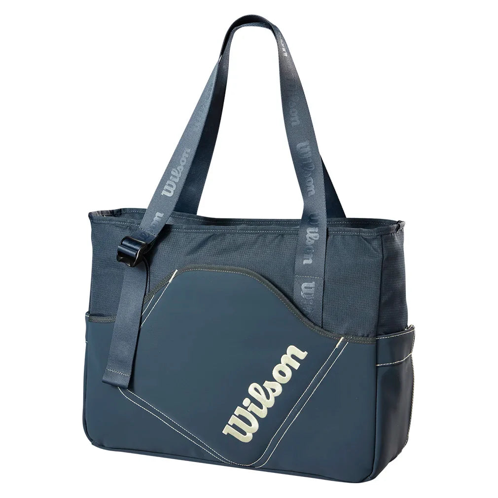 Pickleball Lifestyle Tote Bag Grey and White Bags Wilson