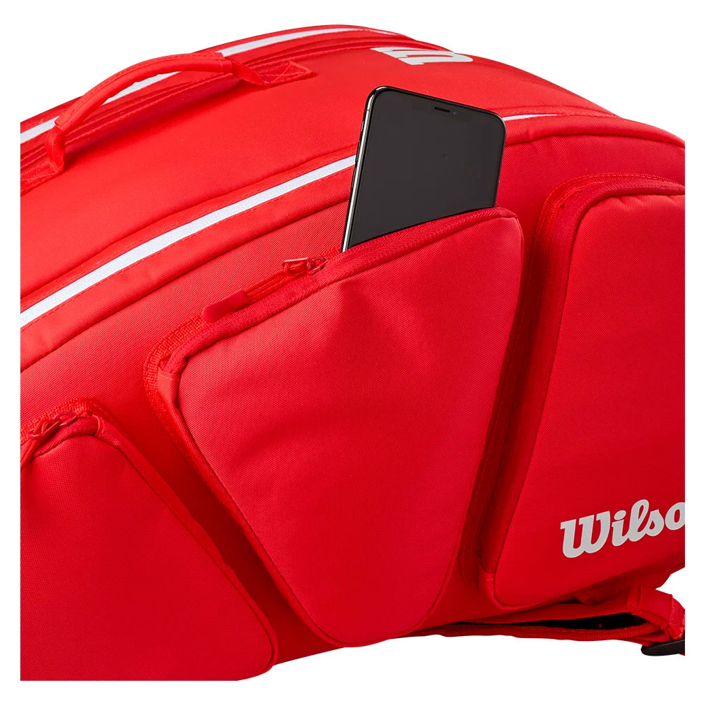 Super Tour Pickleball Bag Red Bags Wilson