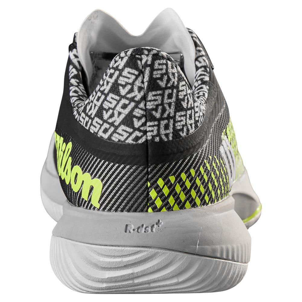 Men's Kaos Swift 1.5 Tennis Shoes Black and White Footwear Wilson