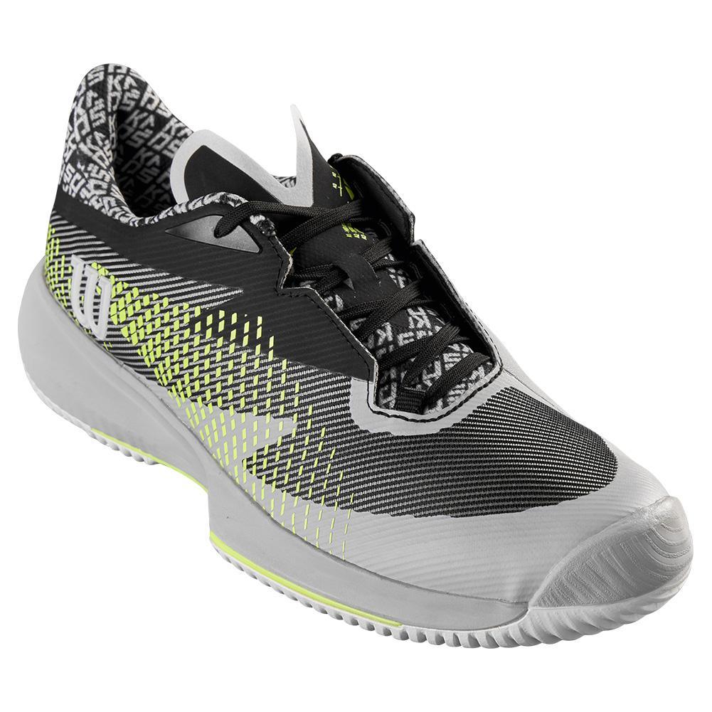 Men's Kaos Swift 1.5 Tennis Shoes Black and White Footwear Wilson
