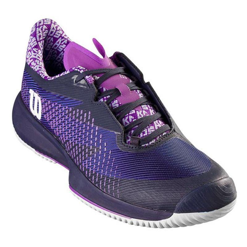 Women's Kaos Swift 1.5 Tennis Shoes Navy Blazer and Royal Lilac Footwear Wilson