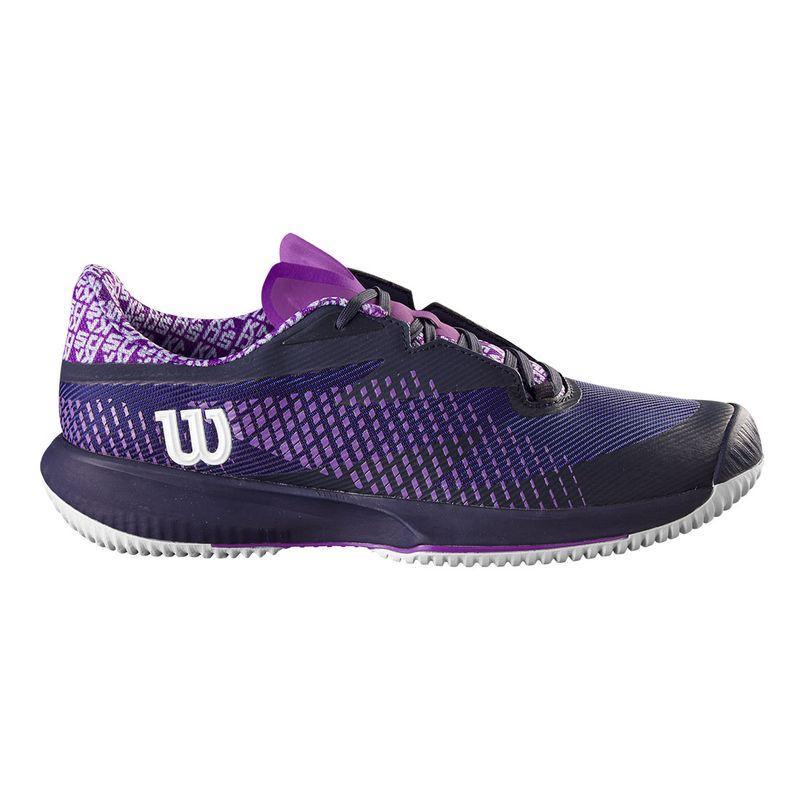 Women's Kaos Swift 1.5 Tennis Shoes Navy Blazer and Royal Lilac Footwear Wilson