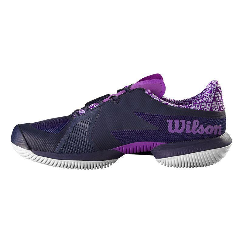 Women's Kaos Swift 1.5 Tennis Shoes Navy Blazer and Royal Lilac Footwear Wilson