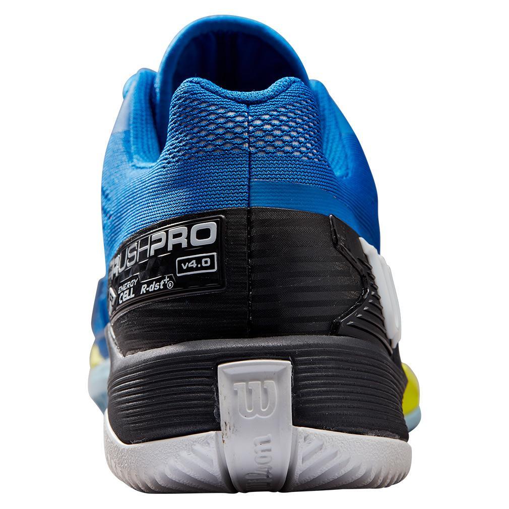Men's Rush Pro 4.0 Tennis Shoes Lapis and Black Footwear Wilson