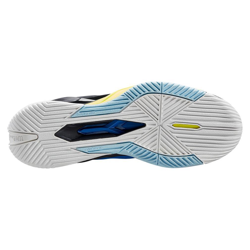 Men's Rush Pro 4.0 Tennis Shoes Lapis and Black Footwear Wilson