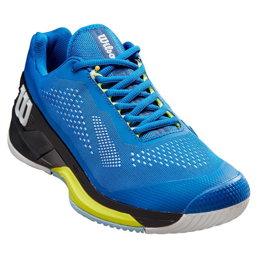 Men's Rush Pro 4.0 Tennis Shoes Lapis and Black Footwear Wilson