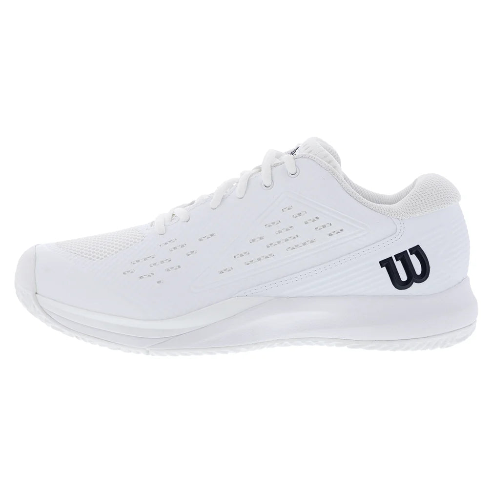 Men's Rush Pro Ace Wide Tennis Shoes White Footwear Wilson