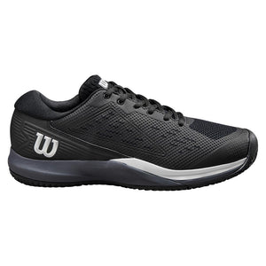 Men's Rush Pro Ace Wide Tennis Shoes Black and Ombre Blue Footwear Wilson