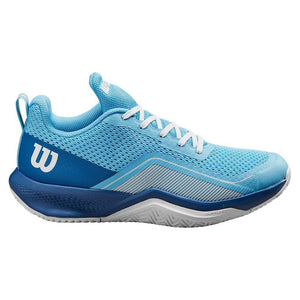 Women's Rush Pro Lite Tennis Shoes Bonnie Blue and Deja Vu Blue Footwear Wilson