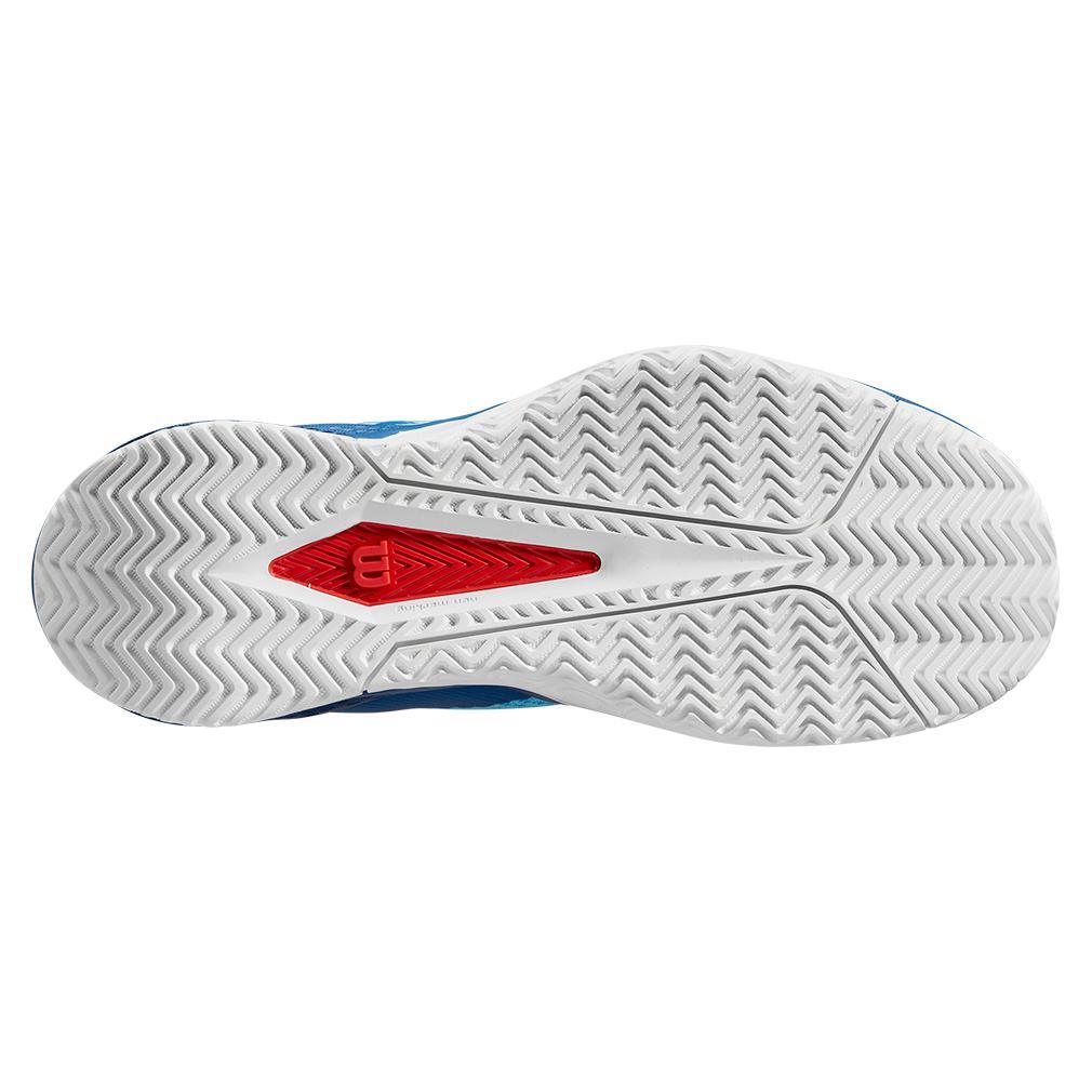 Women's Rush Pro Lite Tennis Shoes Bonnie Blue and Deja Vu Blue Footwear Wilson