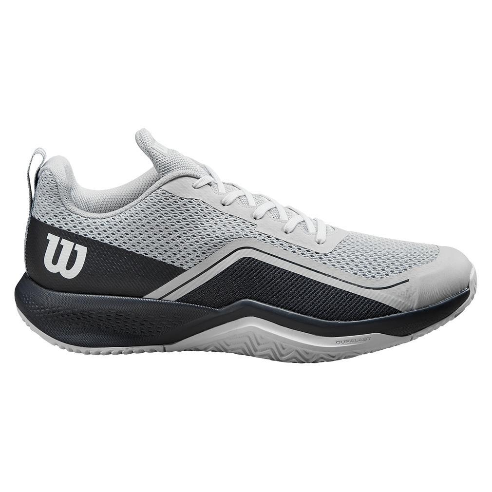 Men's Rush Pro Lite Tennis Shoes Pearl Blue and Ebony Footwear Wilson