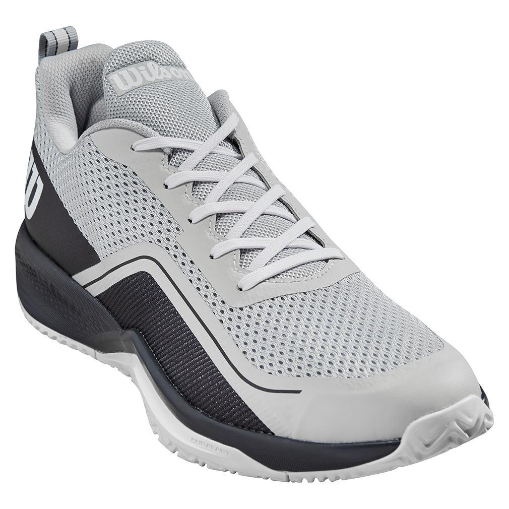 Men's Rush Pro Lite Tennis Shoes Pearl Blue and Ebony Footwear Wilson