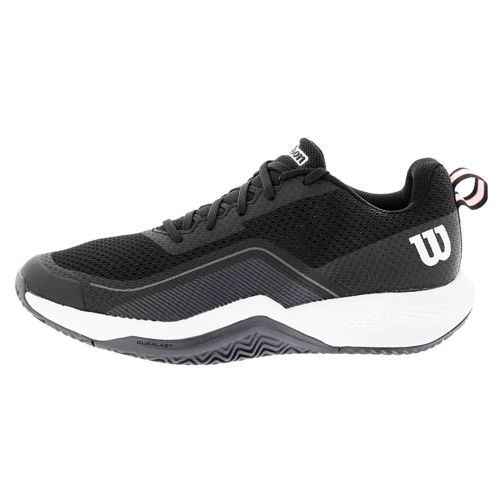 Men's Rush Pro Lite Tennis Shoes Black and Ebony Footwear Wilson