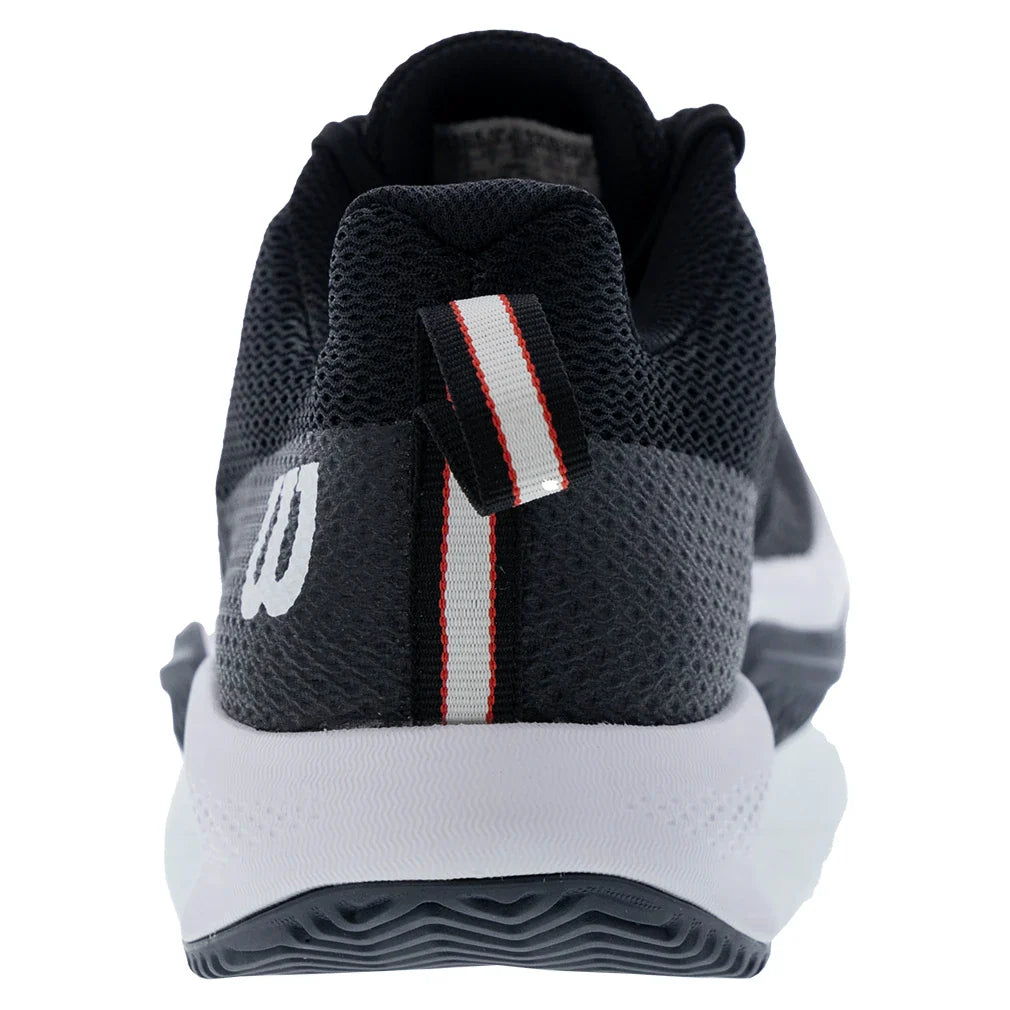 Men's Rush Pro Lite Tennis Shoes Black and Ebony Footwear Wilson