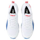 Men`s Rush Pro Lite Tennis Shoes White and Deja Vu Blue Footwear Wilson
